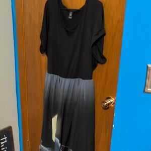 Torrid Black and Gray Ombre Dress